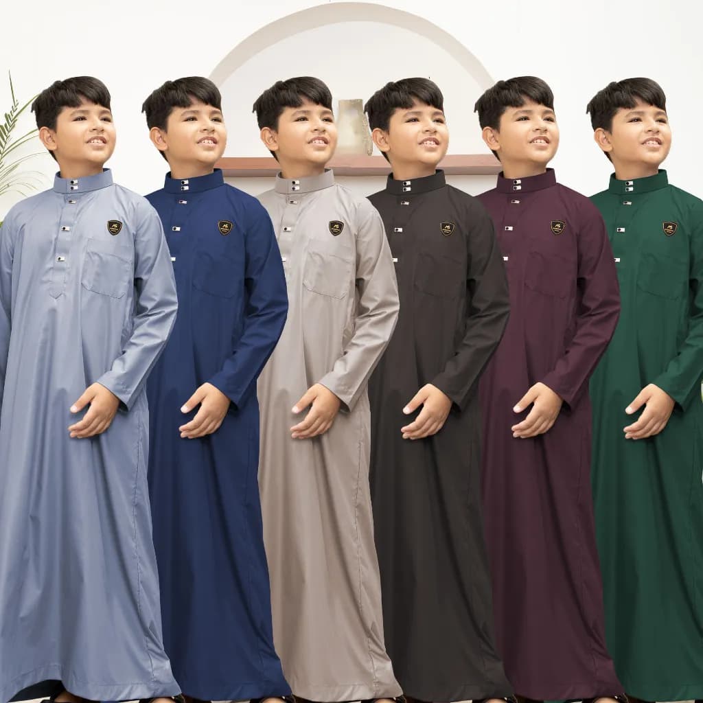 Assuffah I Gamis Anak Laki Laki 1-8 Tahun Kancing Snap Motif Harmain Fadlan Series