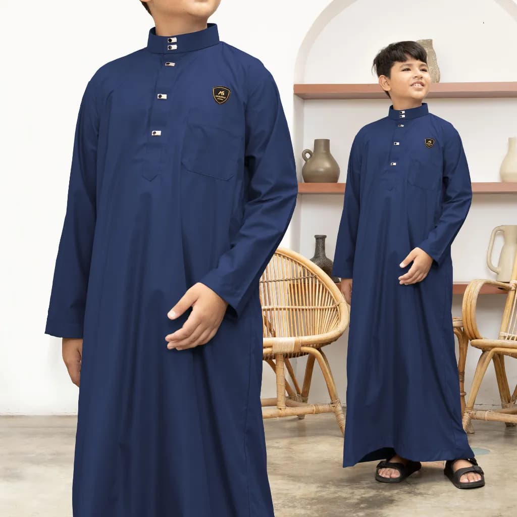 Assuffah I Gamis Anak Laki Laki 1-8 Tahun Kancing Snap Motif Harmain Fadlan Series