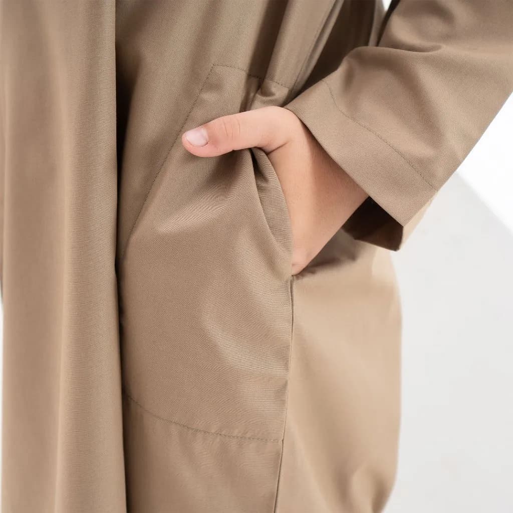Assuffah I Jubah Anak Bordir Eksklusif 9 - 16 Tahun Lengan Panjang Zahdan Series