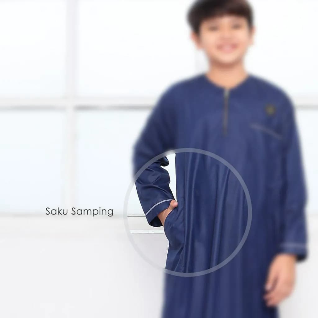 Assuffah I Jubah Anak Laki Laki Casual 1-8 Tahun Lengan Panjang Zaid Series