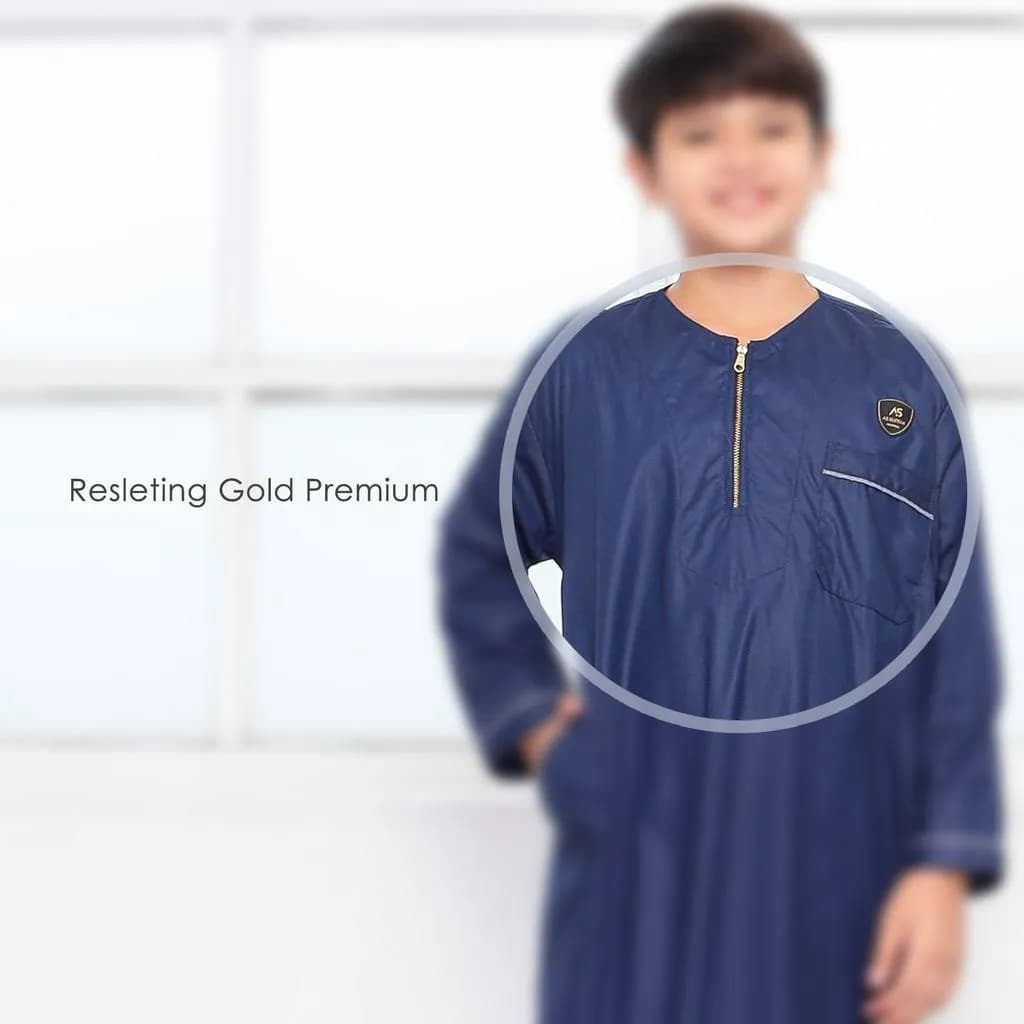 Assuffah I Jubah Anak Laki Laki Casual 9-16 Tahun Lengan Panjang Zaid Series