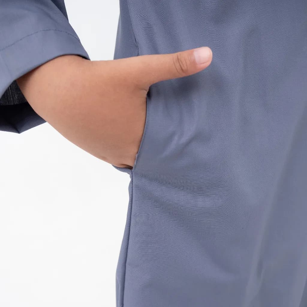 Assuffah I Jubah Anak Bordir Eksklusif 9 - 16 Tahun Lengan Panjang Zidan Series