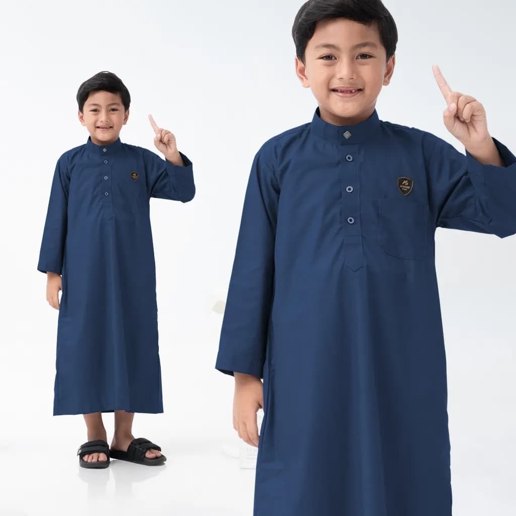 Assuffah I Jubah Anak Laki Laki 9 - 16 Tahun Baju Muslim Anak Lengan Panjang Fadli Series