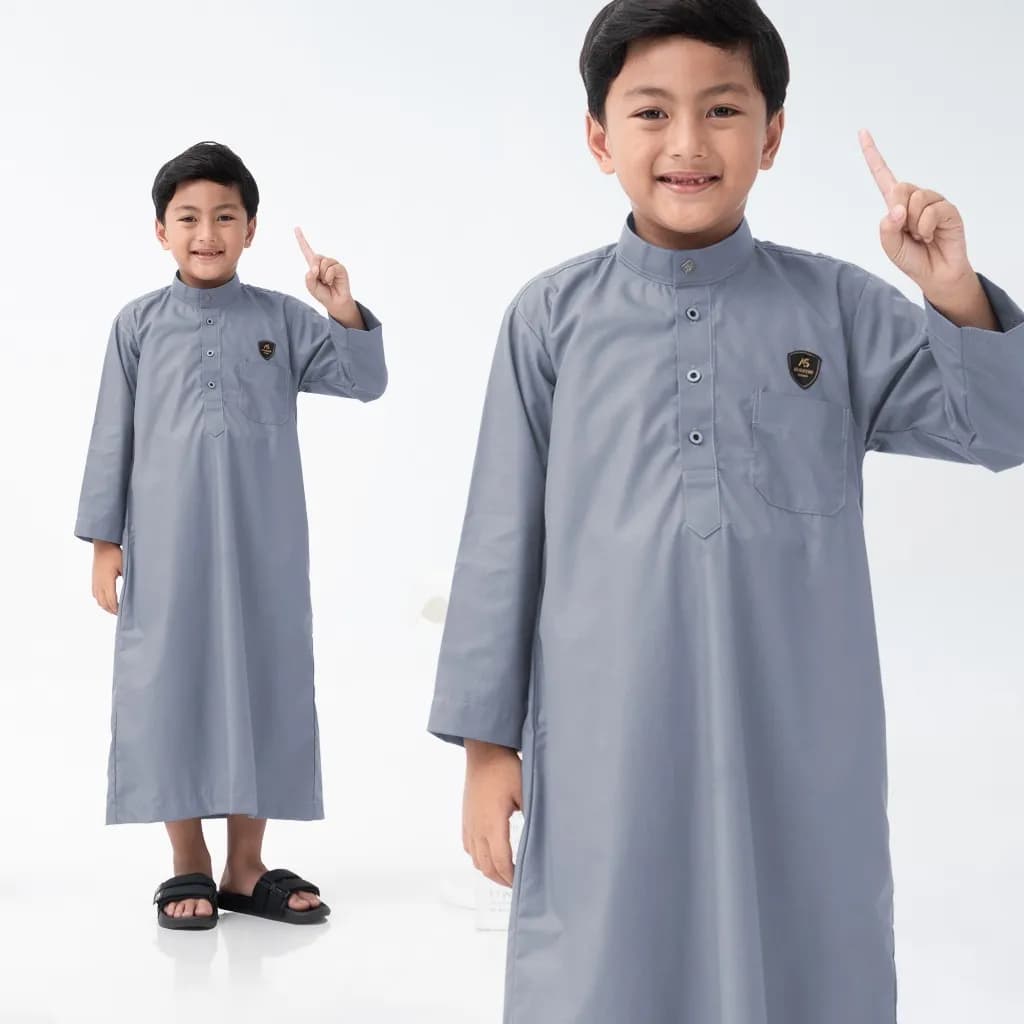 Assuffah I Jubah Anak Laki Laki 1 - 8 Tahun Baju Muslim Anak Lengan Panjang Fadli Series