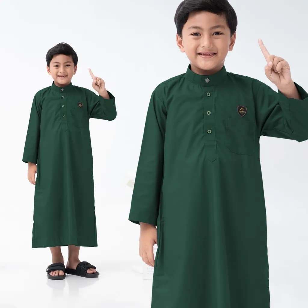 Assuffah I Jubah Anak Laki Laki 1 - 8 Tahun Baju Muslim Anak Lengan Panjang Fadli Series