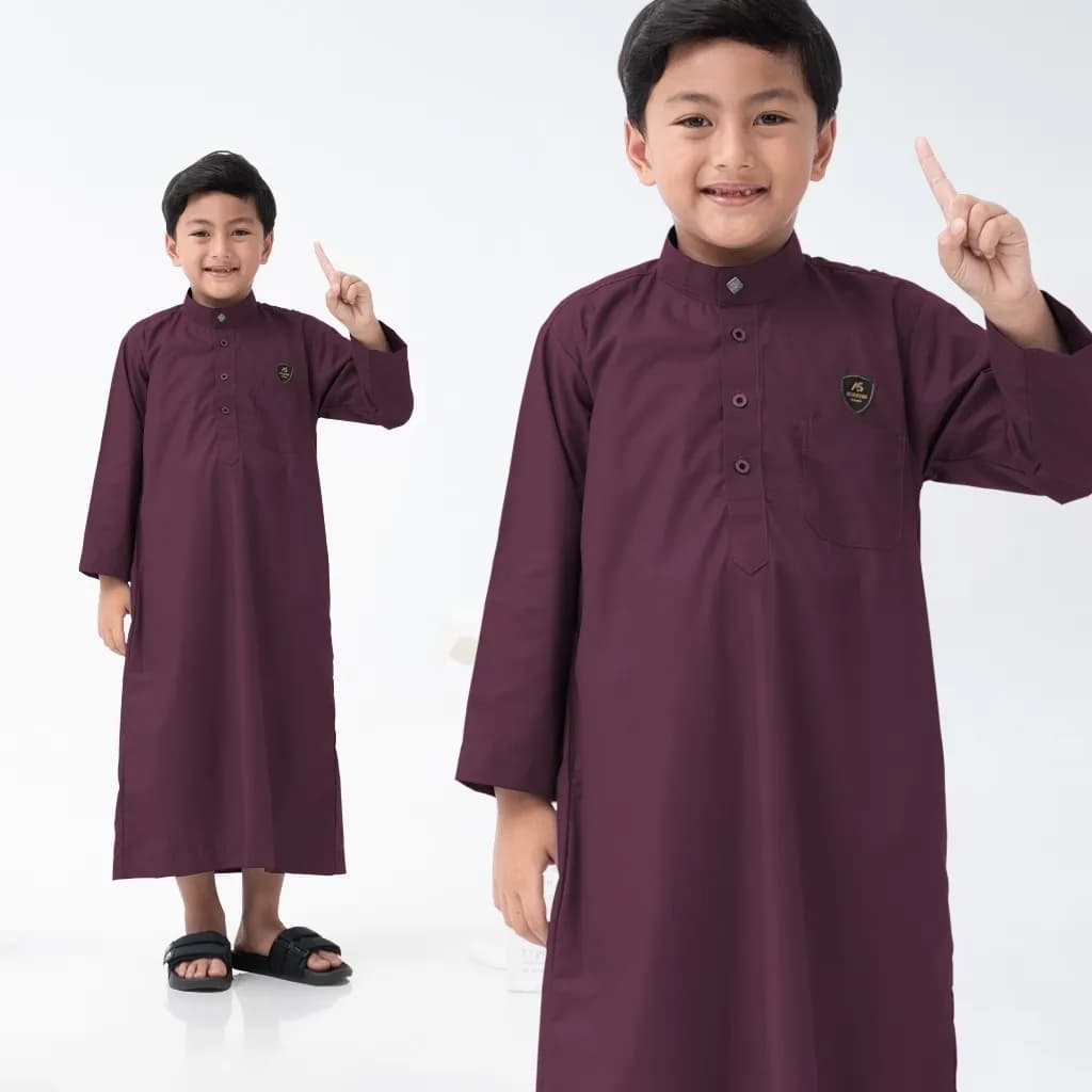 Assuffah I Jubah Anak Laki Laki 1 - 8 Tahun Baju Muslim Anak Lengan Panjang Fadli Series