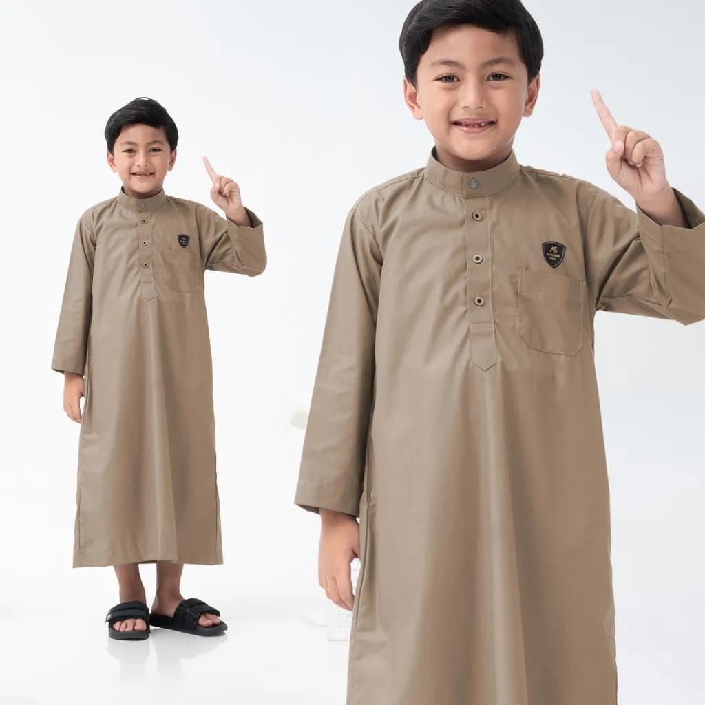 Assuffah I Jubah Anak Laki Laki 1 - 8 Tahun Baju Muslim Anak Lengan Panjang Fadli Series