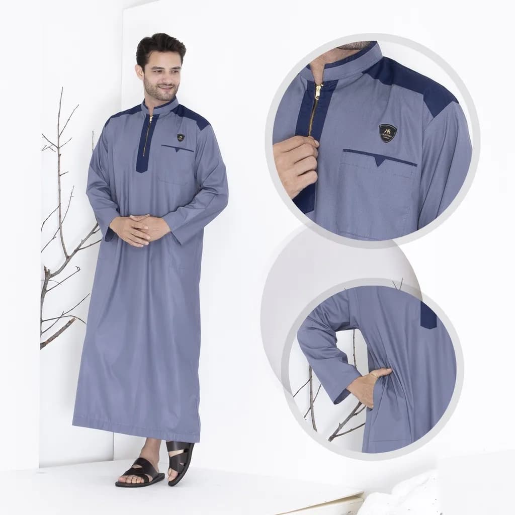 Assuffah I Jubah Pria Dewasa Lengan Panjang Al-Jauhari Series