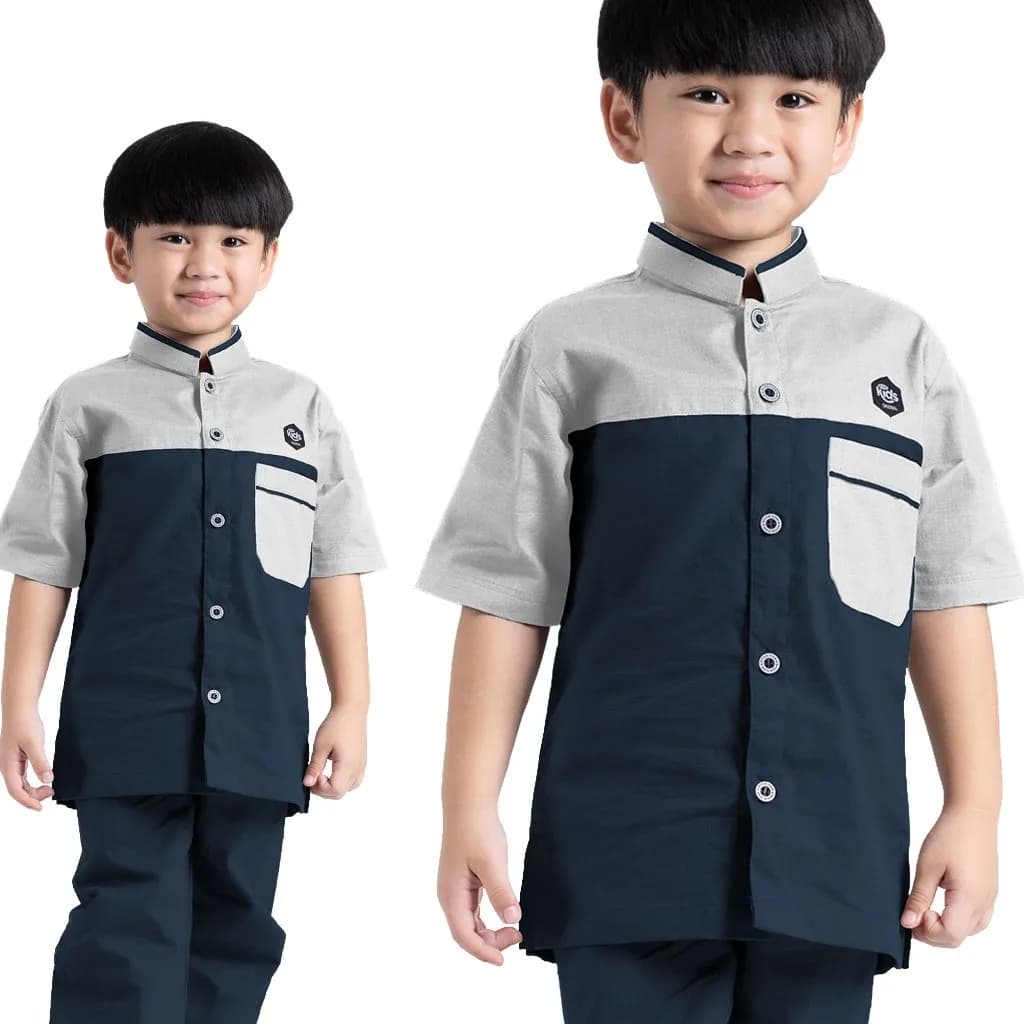 StyleKids | Baju Koko Anak Laki Laki 1-8 Tahun Setelan Koko Anak Premium - Izyan