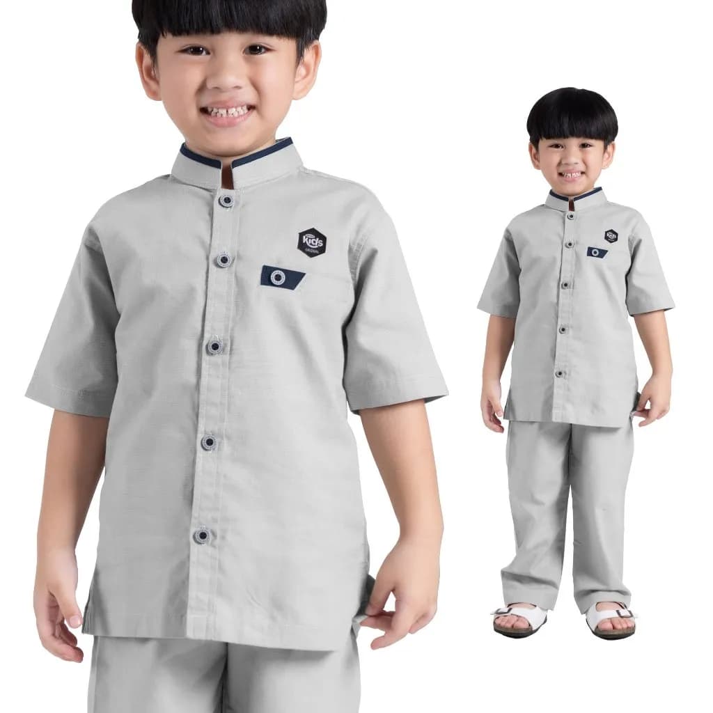 StyleKids | Baju Koko Anak Laki Laki 1-8 Tahun Setelan Koko Anak Premium - Rayno