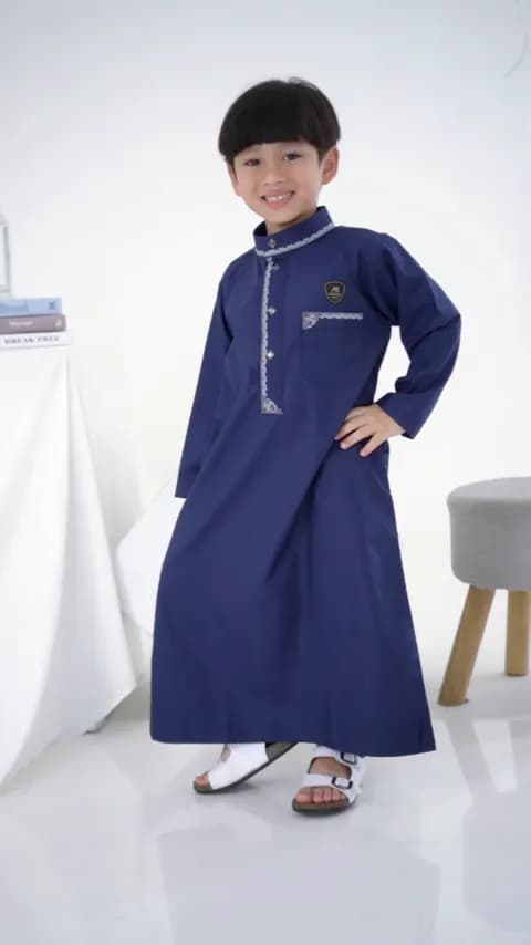 Jubah Pria Premium Bordir Elegan
