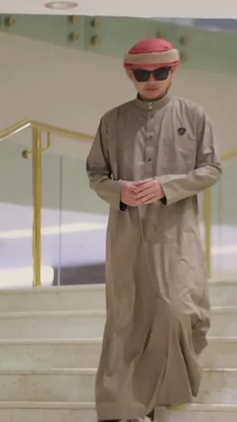 Jubah Arab Modern Pria Bahan Berkualitas
