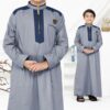 Jubah Anak Laki Laki Premium 9 - 16 Tahun Lengan Panjang Alief Series - Gambar 6