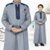 Jubah Anak Laki Laki Premium 9 - 16 Tahun Lengan Panjang Alief Series - Gambar 6