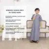 Jubah Anak Laki Laki Casual Premium 9 - 16 Tahun Zaid Series - Gambar 4